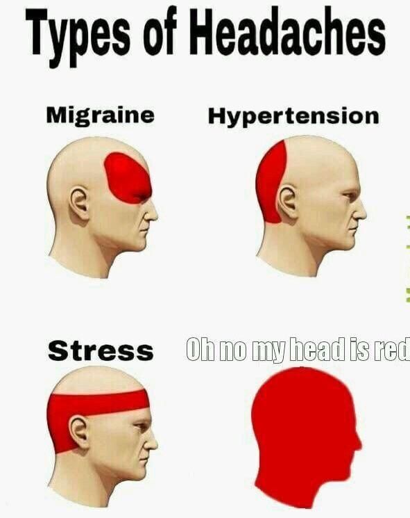 Stress is wearing a cool headband