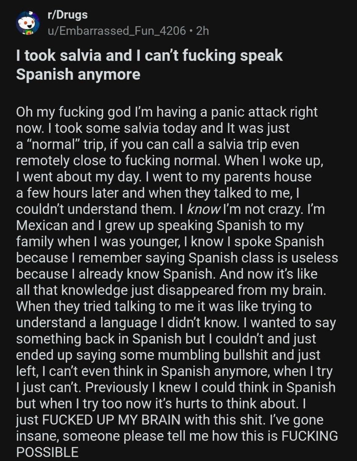 Salvia cures being Mexican