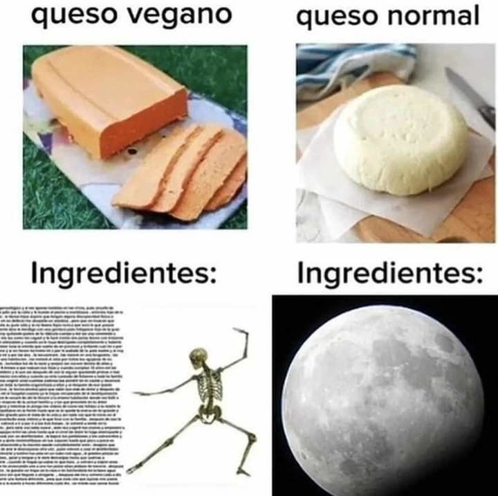 Todo el mundo sabe que la luna está hecha de queso