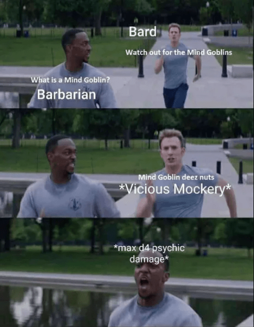 Overused joke in all groups I been in