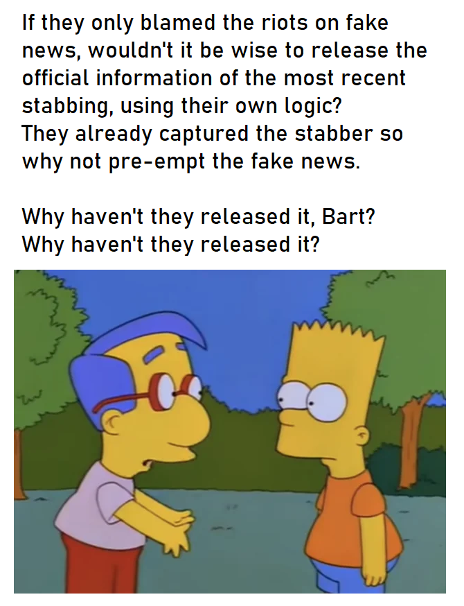 Why did he have the bowl, Bart? Why did he have the bowl?