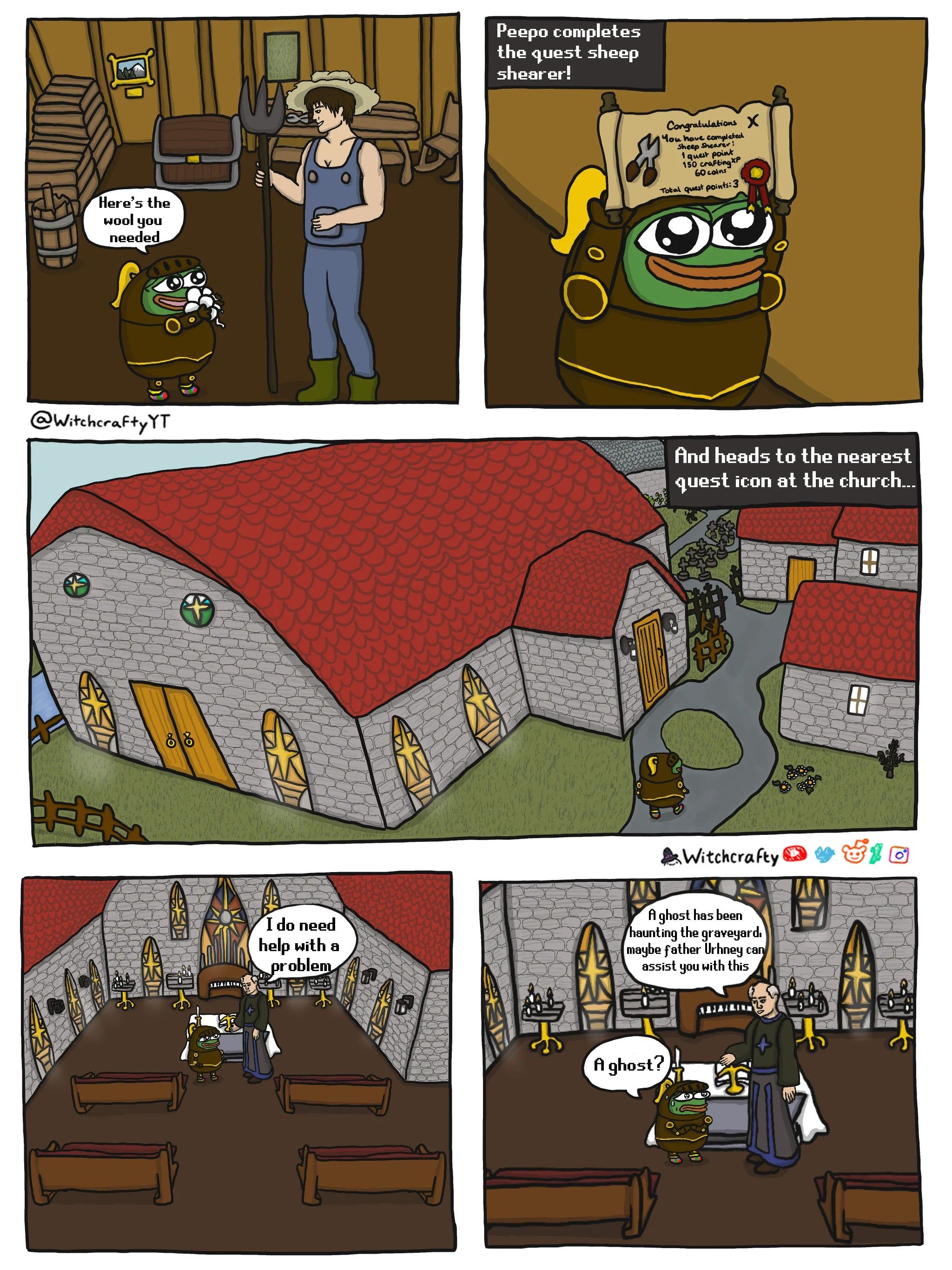 Pepe/apu a day - 961 Runescape part 35
