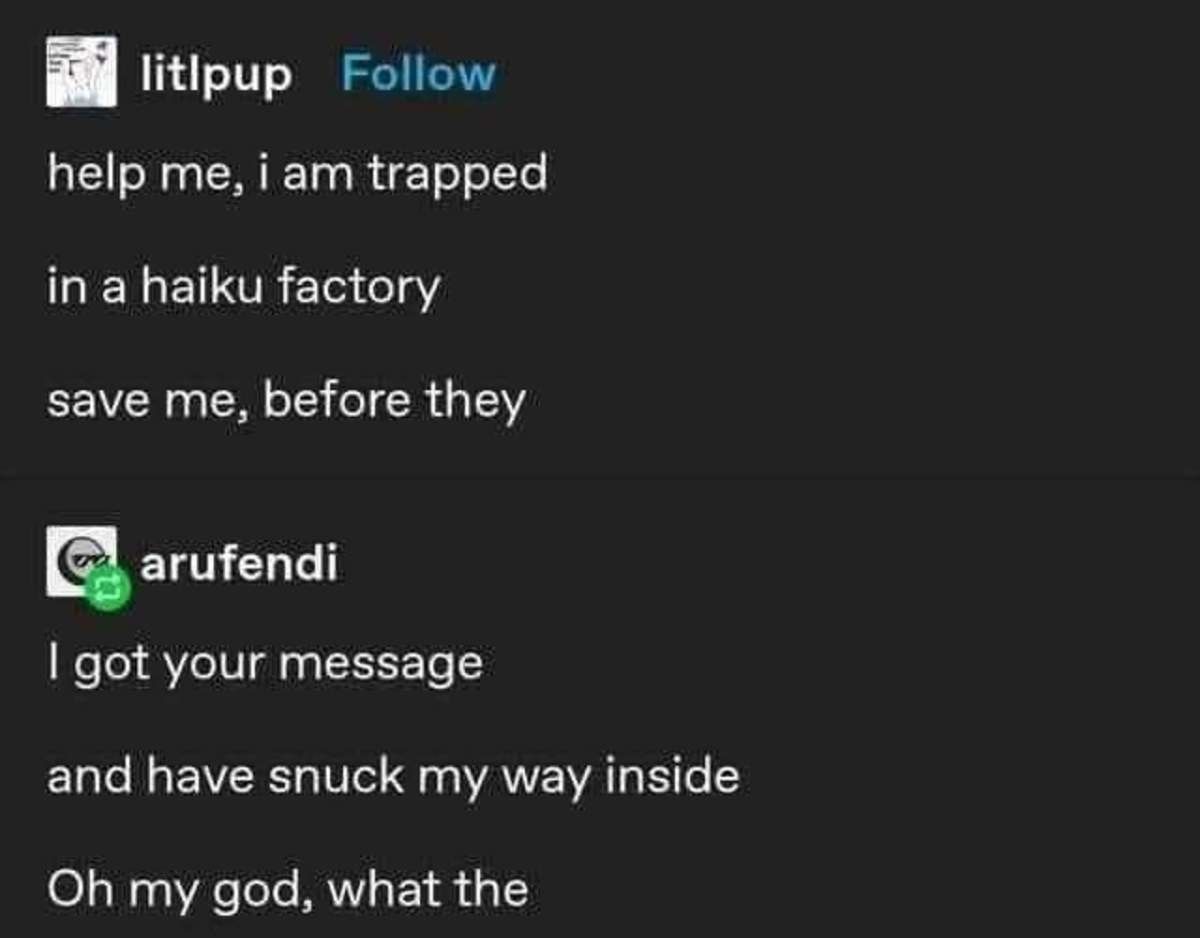It's like poetry