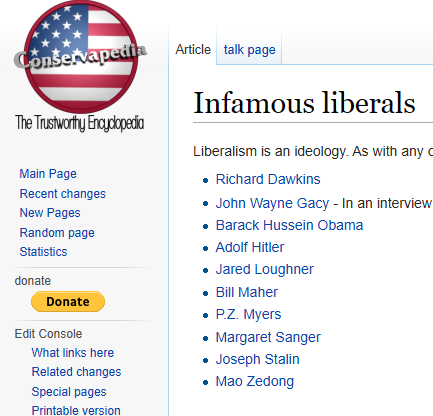 librels that will live in infamy