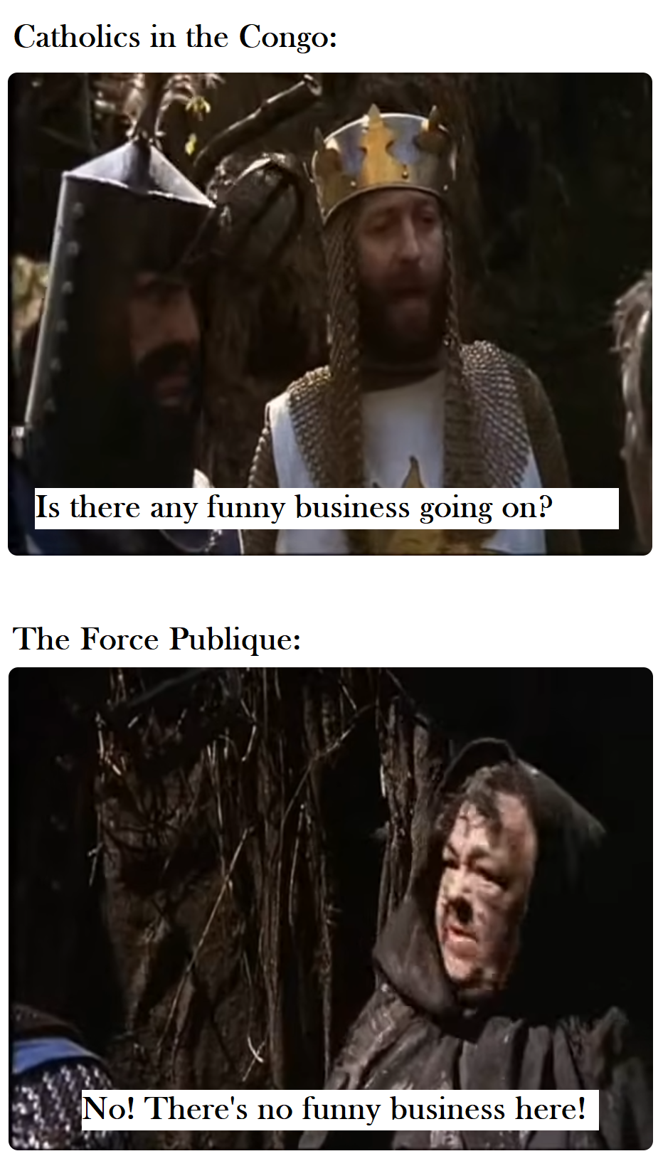 Who was in The Force Publique?