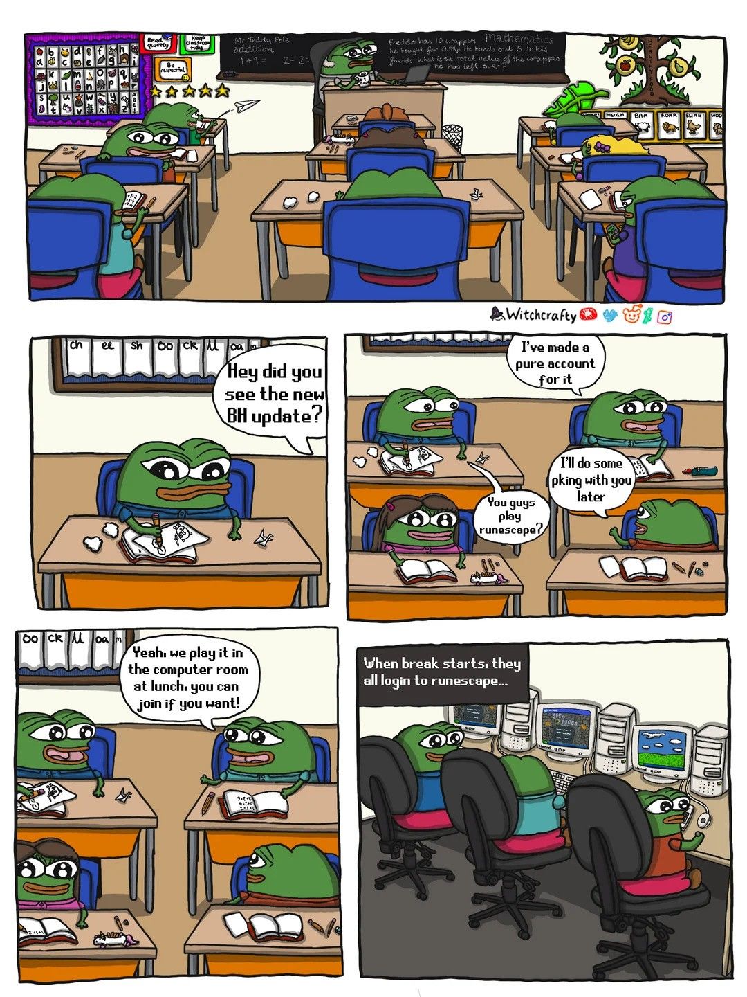 Pepe/apu a day - 971 Runescape side story 1 part 1