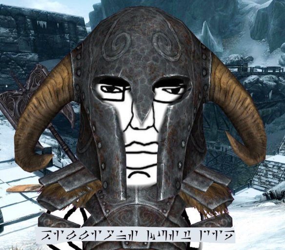 Just saw a nord woman with a darkelf ...