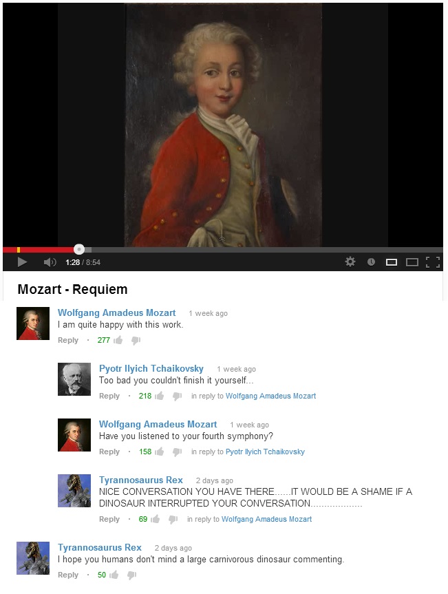 Aristocrats' view on Mozart's Requiem