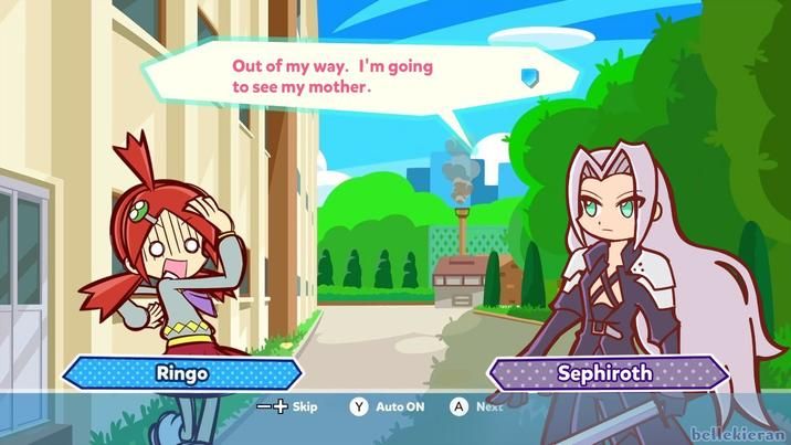 in this game, JENOVA is a huge puyo