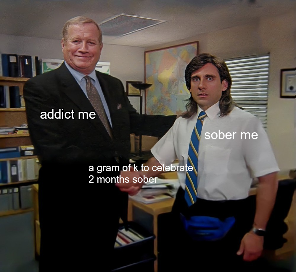 jk breh i didnt do it but almost two months sober i shall manage another 2 mashallah