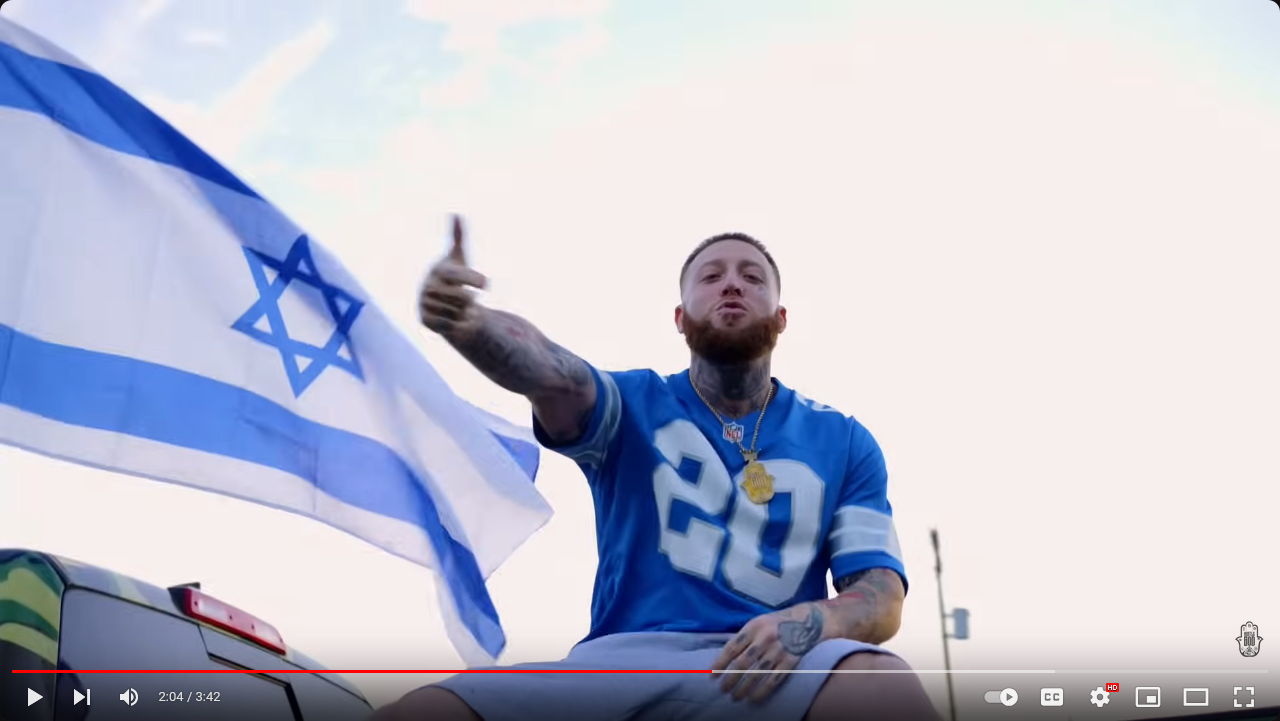 dude waves zio flag while calling out zios and other degens?