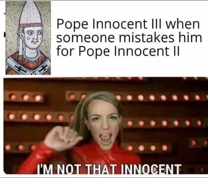 Can't wait for their evil counterpart Pope Guilty