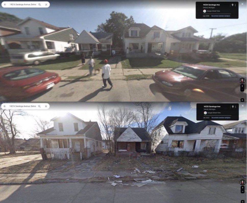 Detroit 2008 vs 2022