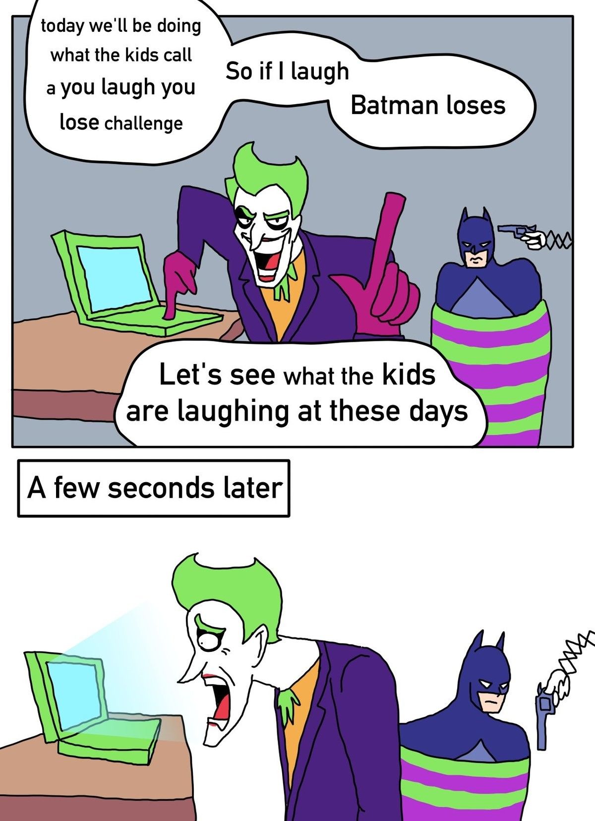 The Joker would later become Gotham's greatest hero