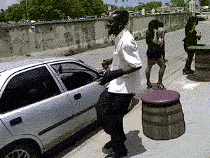 And he also put his seat-belt on