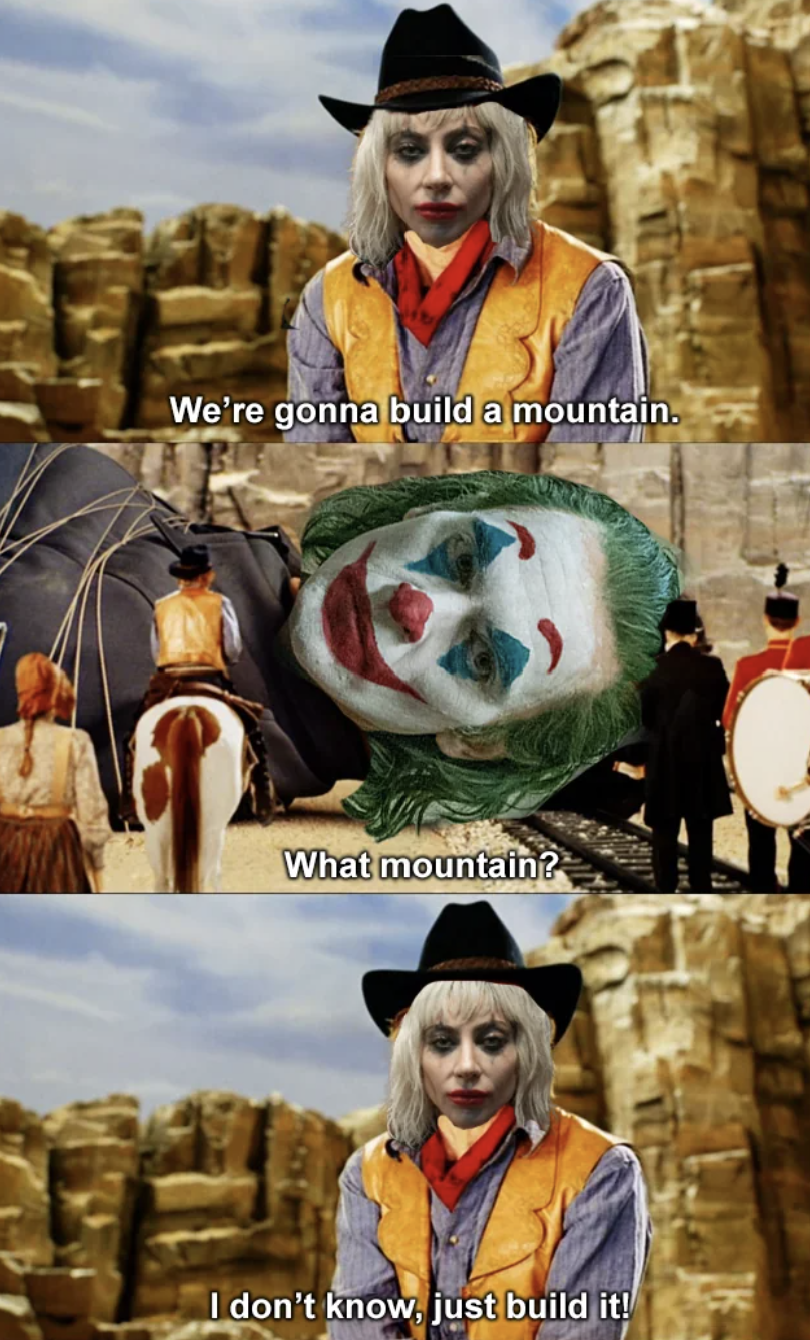 How are they gonna "build" a mountain? Is she stupid?