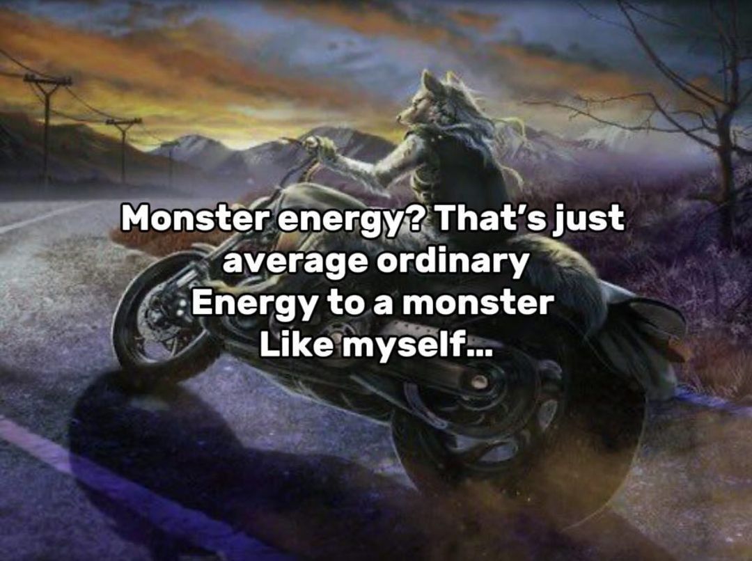 White monster energy? Thats just ...