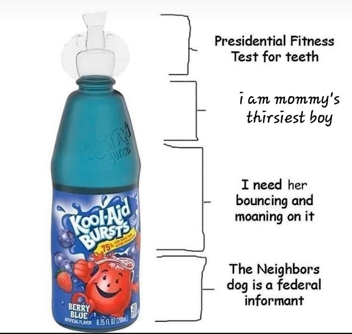 Ingredients: Sugar, water, blue