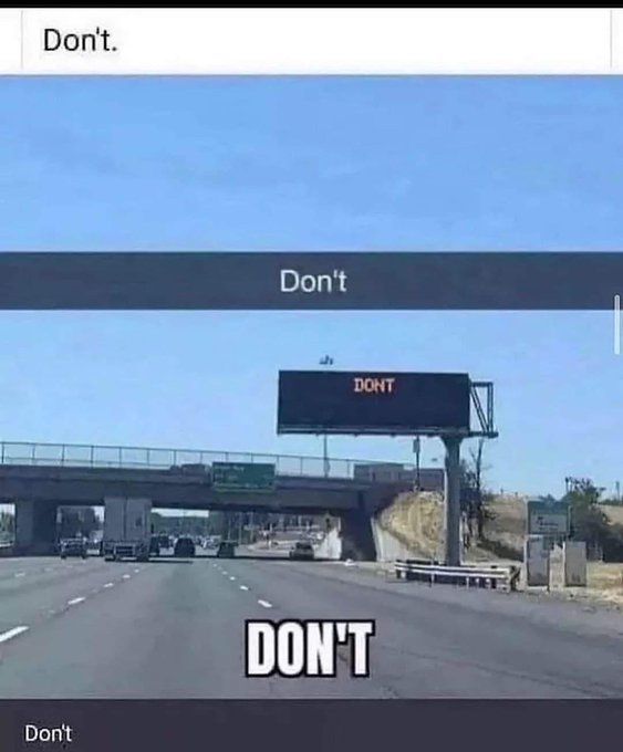 Don't