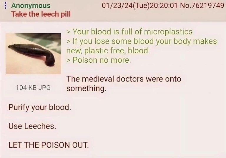 plastic leeches