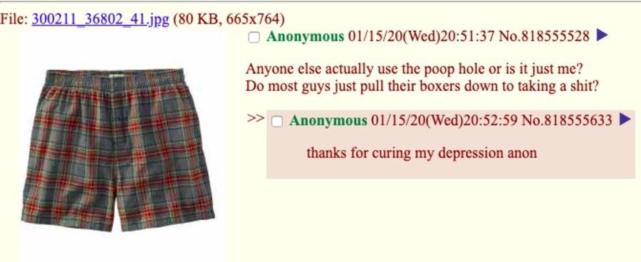 a large poop hole