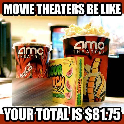 Tickets are like $5 and food is like $80