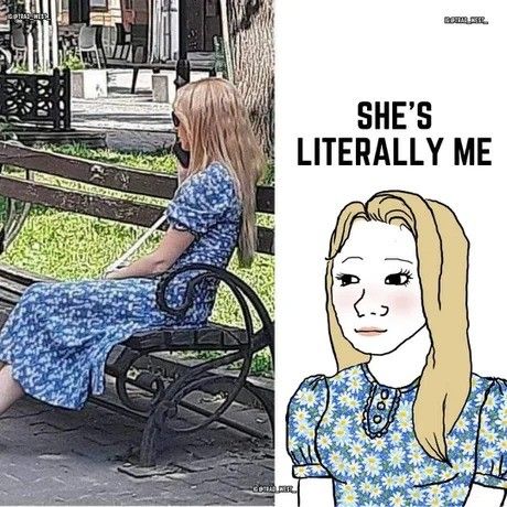 i think she's blind