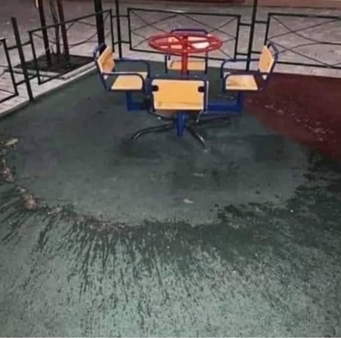 Gee, I wonder what happened here