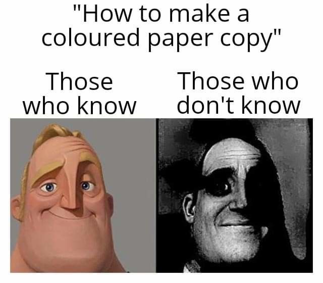 We cant call them that anymore, now they're 'papers of color'