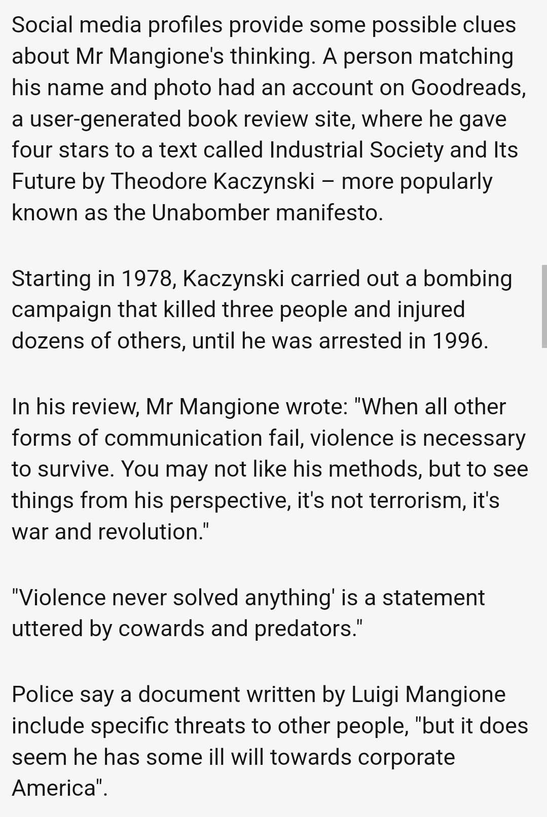I guarantee Mangione has a lurker account on Hugelol Minecraft