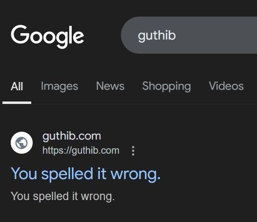 Guthib only hosts compiled builds, no source code allowed