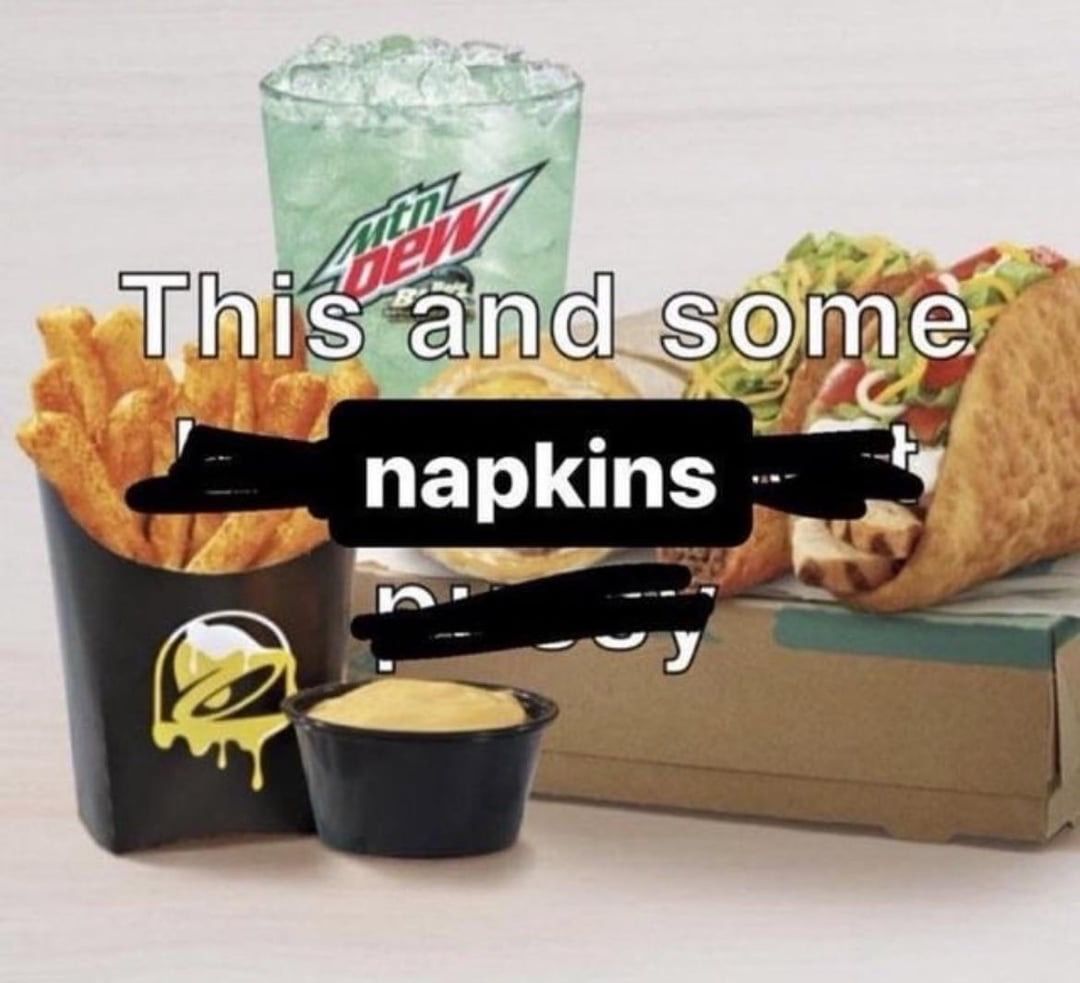 Napkins are half of the value box