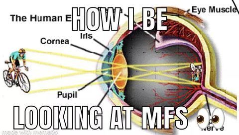 Except I need glasses