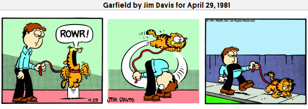 Jon Arbuckle is so powerful he can bend over and eat his own ass