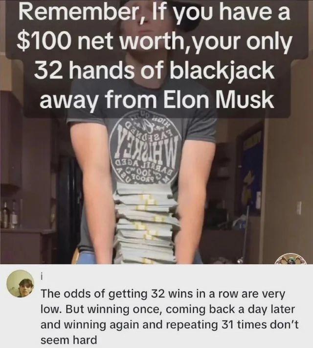 You can only win by trying