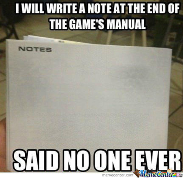 Let's be real, notes section.
