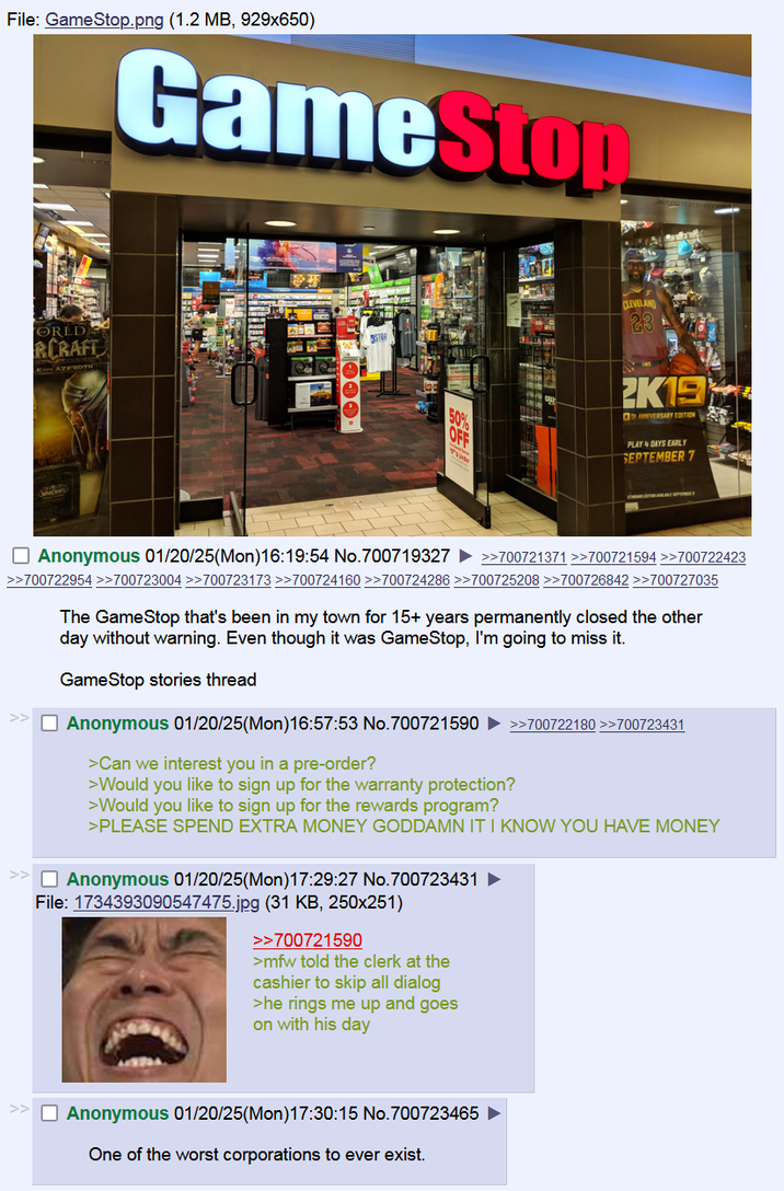 GameStop only hires NPCs