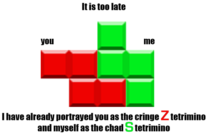 get tetris'd nerd