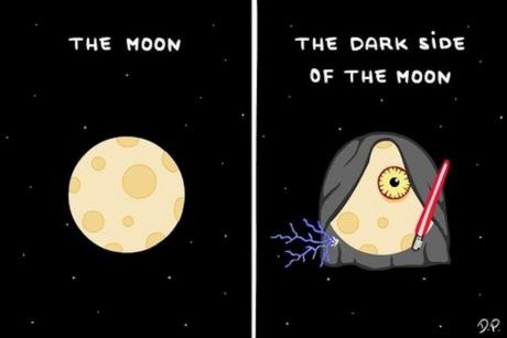 Mysterious as the darkside of the moon