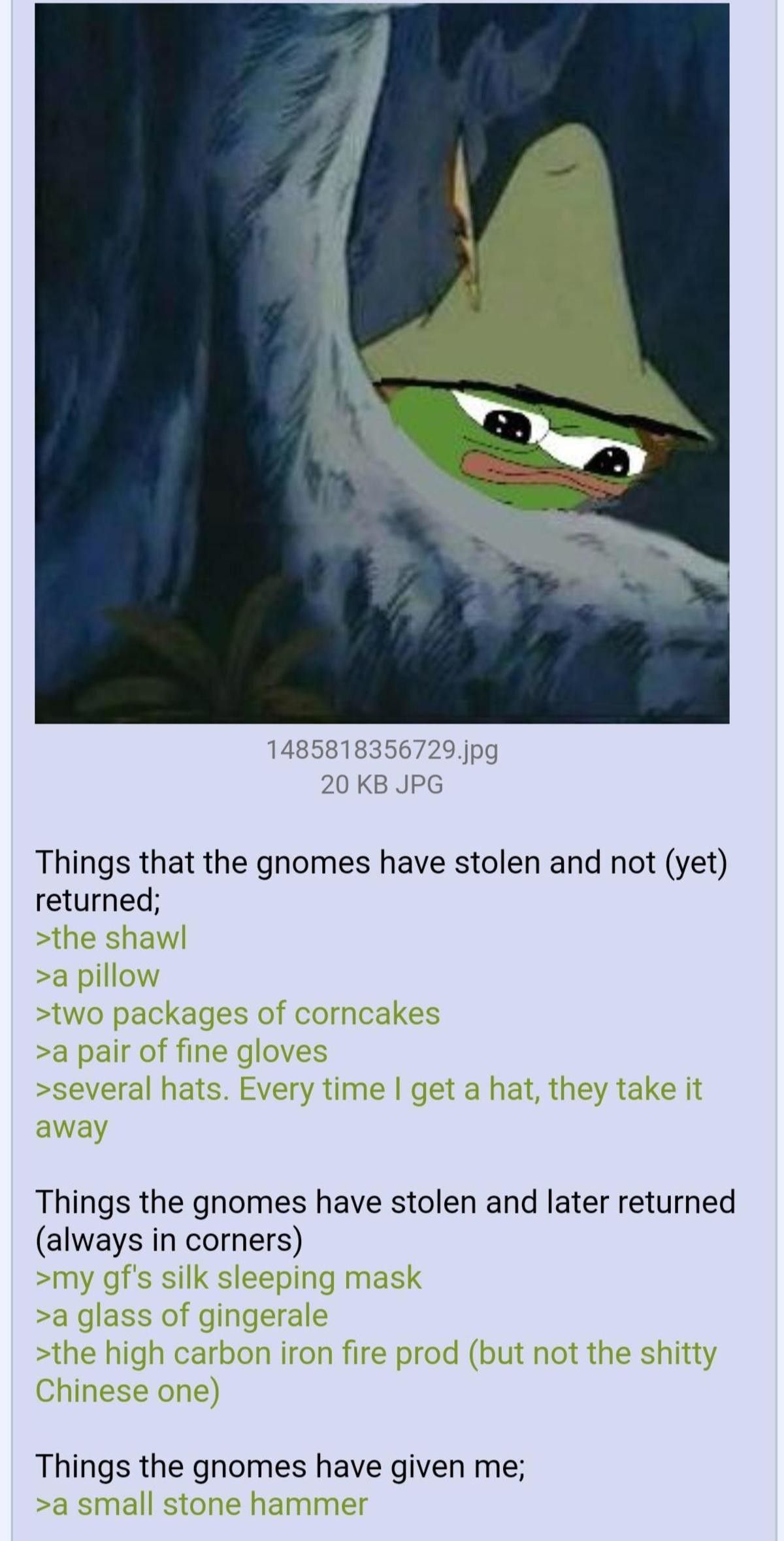 Peculiar trade habits those gnomes