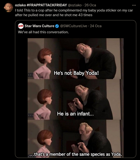 Whenever you think your fandom is cringe, remember Star Wars exists