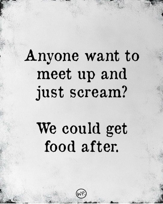 Or just drinks