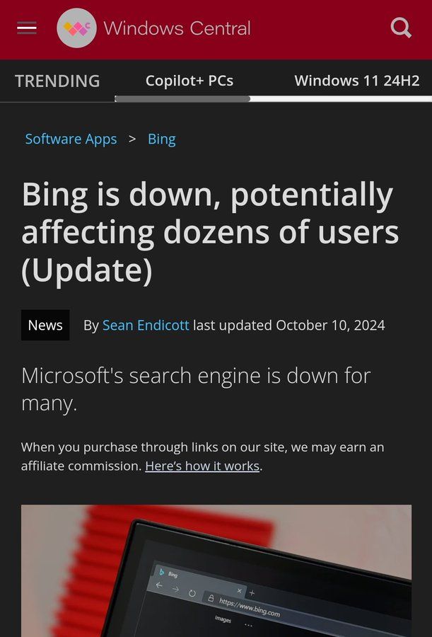 Google how to download Firefox on Bing