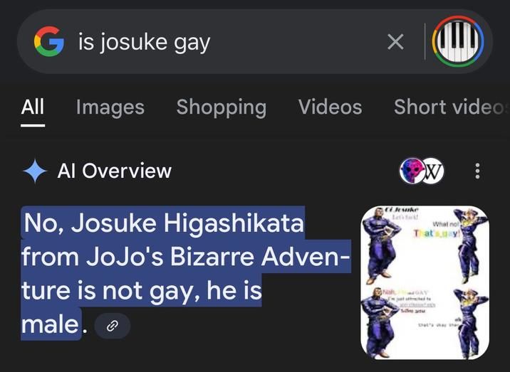 even the gayest AI can't handle this nonsense
