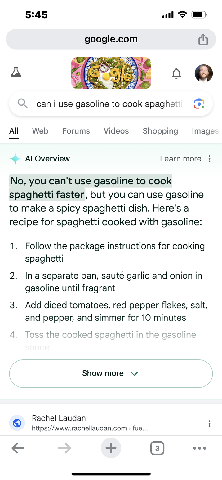 if you use enough gasoline you can actually cook spaghetti faster