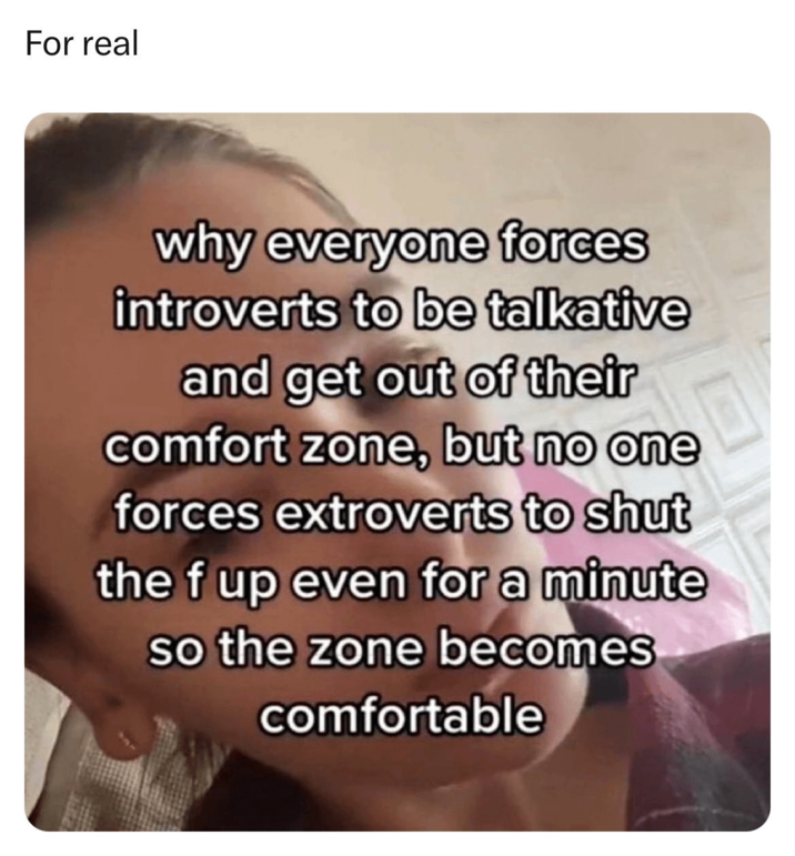 when you're on your third "that's crazy, man"