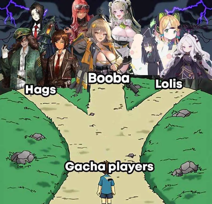 wrong, gatcha players don't get to decide