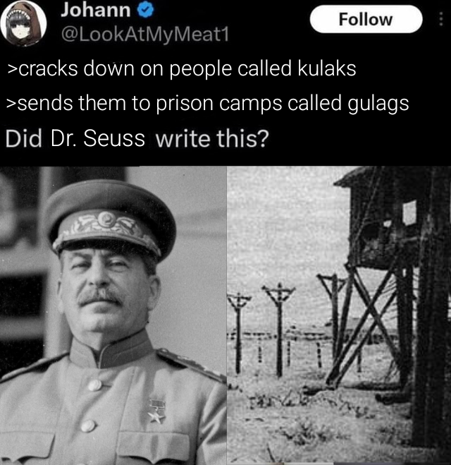at least Seuss only pretended to be stupid