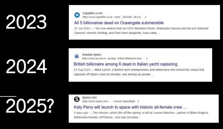 How come I didn't hear about the Yacht