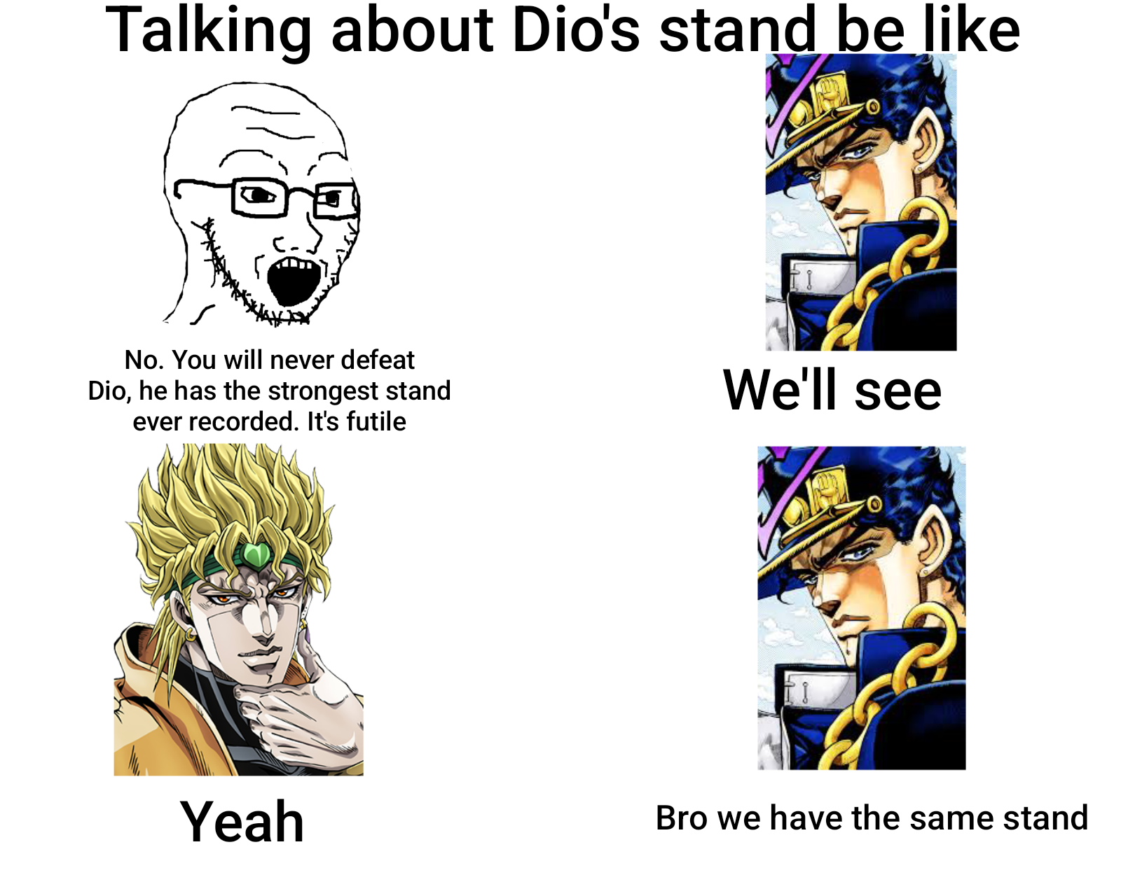 use an ability called the world from a stand like the world to save the world from the world
